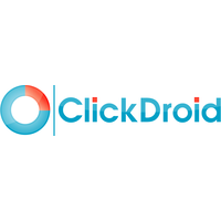 ClickDroid logo, ClickDroid contact details