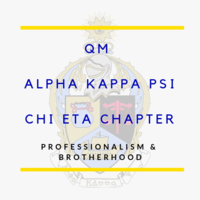 QM Alpha Kappa Psi - Chi Eta Chapter logo, QM Alpha Kappa Psi - Chi Eta Chapter contact details