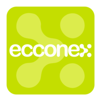 ECCONEX logo, ECCONEX contact details