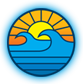 Mission Beach Surf school logo, Mission Beach Surf school contact details