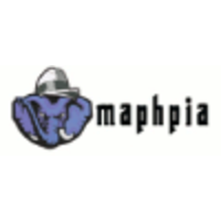 The Maphpia logo, The Maphpia contact details