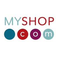 myShop.com logo, myShop.com contact details