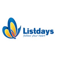 Listdays logo, Listdays contact details