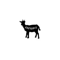 The Quotable Goat logo, The Quotable Goat contact details