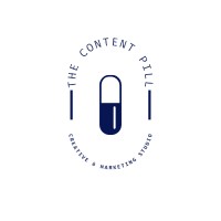 The Content Pill logo, The Content Pill contact details