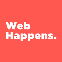 Web Happens logo, Web Happens contact details