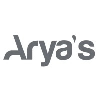 Aryas logo, Aryas contact details