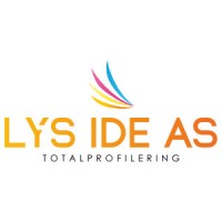 Lys Ide as logo, Lys Ide as contact details