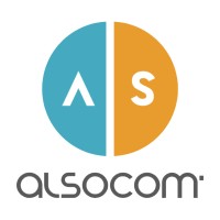 Alsocom' logo, Alsocom' contact details