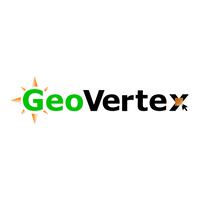 GeoVertex logo, GeoVertex contact details