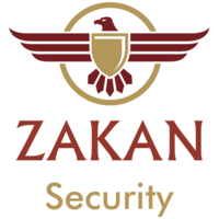 ZAKAN Security logo, ZAKAN Security contact details