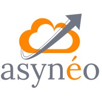 asynéo logo, asynéo contact details