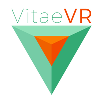 VitaeVR logo, VitaeVR contact details