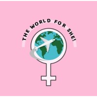 The World For She logo, The World For She contact details