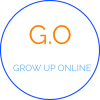 Grow up online logo, Grow up online contact details