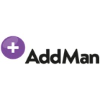 AddMan logo, AddMan contact details