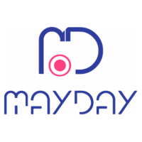 May Day logo, May Day contact details