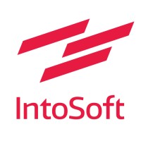 IntoSoft logo, IntoSoft contact details