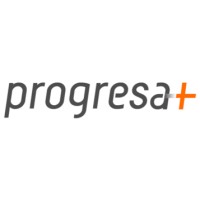 progresa+ logo, progresa+ contact details