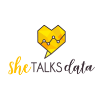 She Talks Data logo, She Talks Data contact details