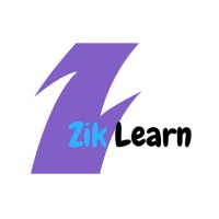 ZikLearn logo, ZikLearn contact details