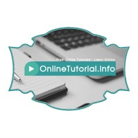 Online Tutorial | Course | eBook | Free logo, Online Tutorial | Course | eBook | Free contact details