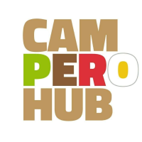 CamperoHub logo, CamperoHub contact details