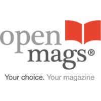 OpenMags logo, OpenMags contact details