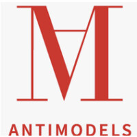 AntiModels logo, AntiModels contact details