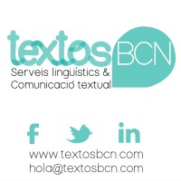 textosBCN logo, textosBCN contact details