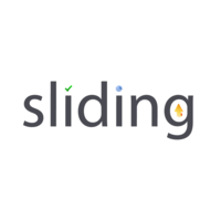 Sliding logo, Sliding contact details