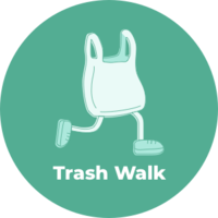 Trash Walk logo, Trash Walk contact details