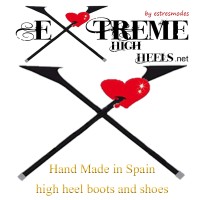 extremehighheels - Hand made high heel boots and shoes - since 1999- logo, extremehighheels - Hand made high heel boots and shoes - since 1999- contact details