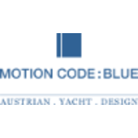 MOTION CODE: BLUE logo, MOTION CODE: BLUE contact details