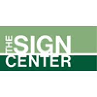 The Sign Center logo, The Sign Center contact details