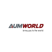 AUM WORLD logo, AUM WORLD contact details