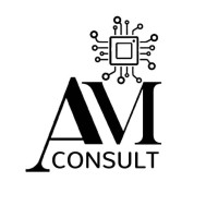 A.M Consult logo, A.M Consult contact details