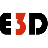 E3D logo, E3D contact details