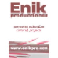 Enik Producciones logo, Enik Producciones contact details