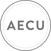 AECU logo, AECU contact details