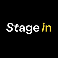 StageIn logo, StageIn contact details