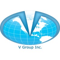 V Group logo, V Group contact details