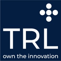 TRL+ logo, TRL+ contact details