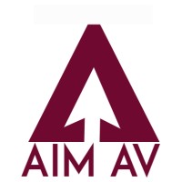 AIM AV logo, AIM AV contact details