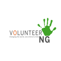 The VolunteerNG logo, The VolunteerNG contact details