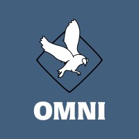 the OMNI company logo, the OMNI company contact details