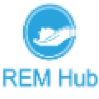 REM Hub logo, REM Hub contact details