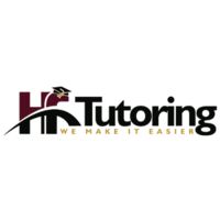 HF Tutoring logo, HF Tutoring contact details