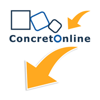 Concretonline logo, Concretonline contact details