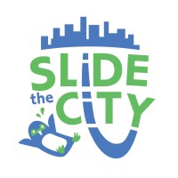 Slide the City logo, Slide the City contact details